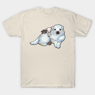 Great Pyrenees and Lambs T-Shirt